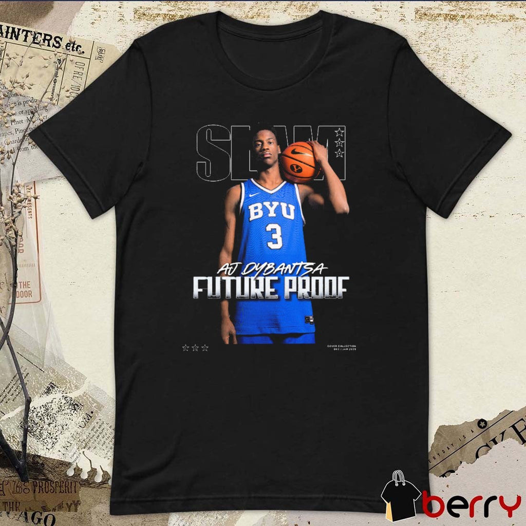 SLAM Cover AJ Dybantsa BYU Cougars NCAA Future Proof Fanart t-shirt