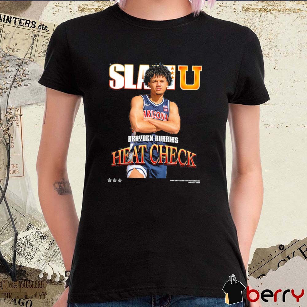 SLAM Cover Arizona Wildcats MBB Brayden Burries Heat Check t-shirt