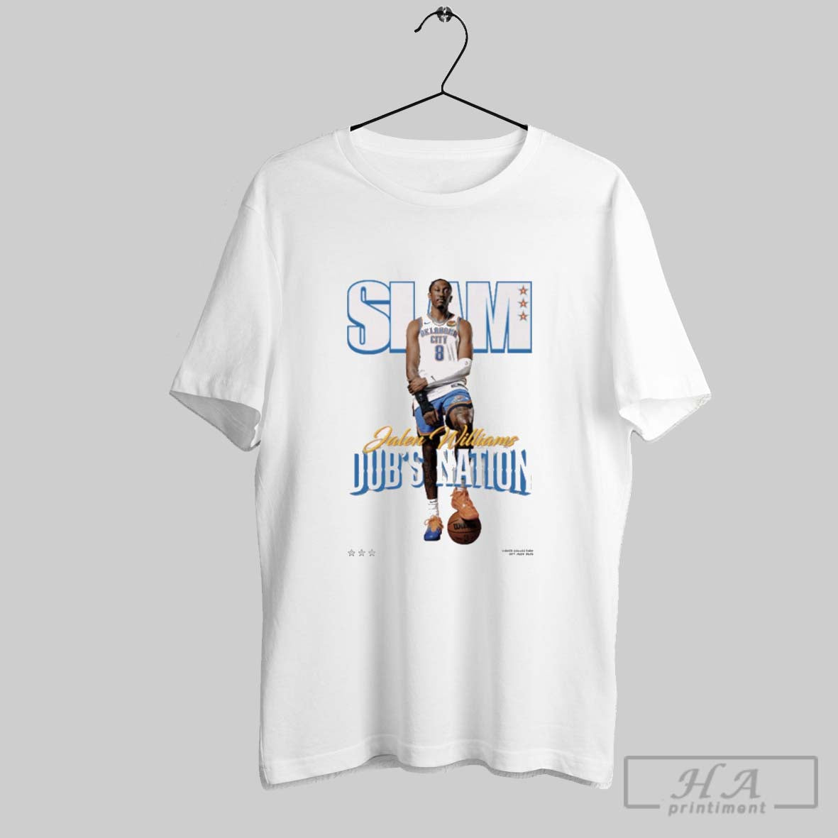 Official Slam Cover Jalen Williams Dubs Nation Oklahoma City Thunder Basketball