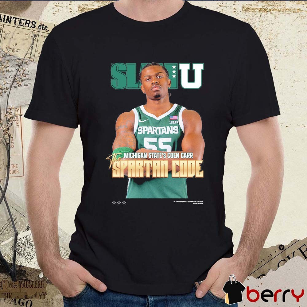 SLAM Cover Michigan State’s Coen Carr The Spartan Code t-shirt