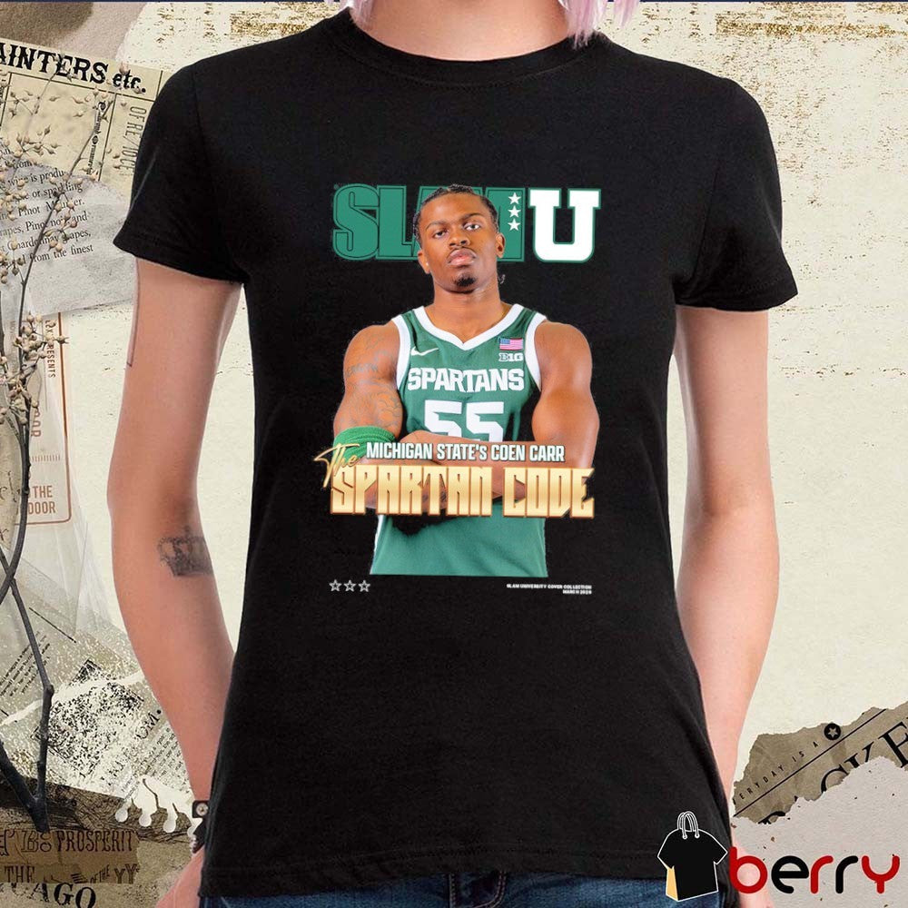 SLAM Cover Michigan State’s Coen Carr The Spartan Code t-shirt