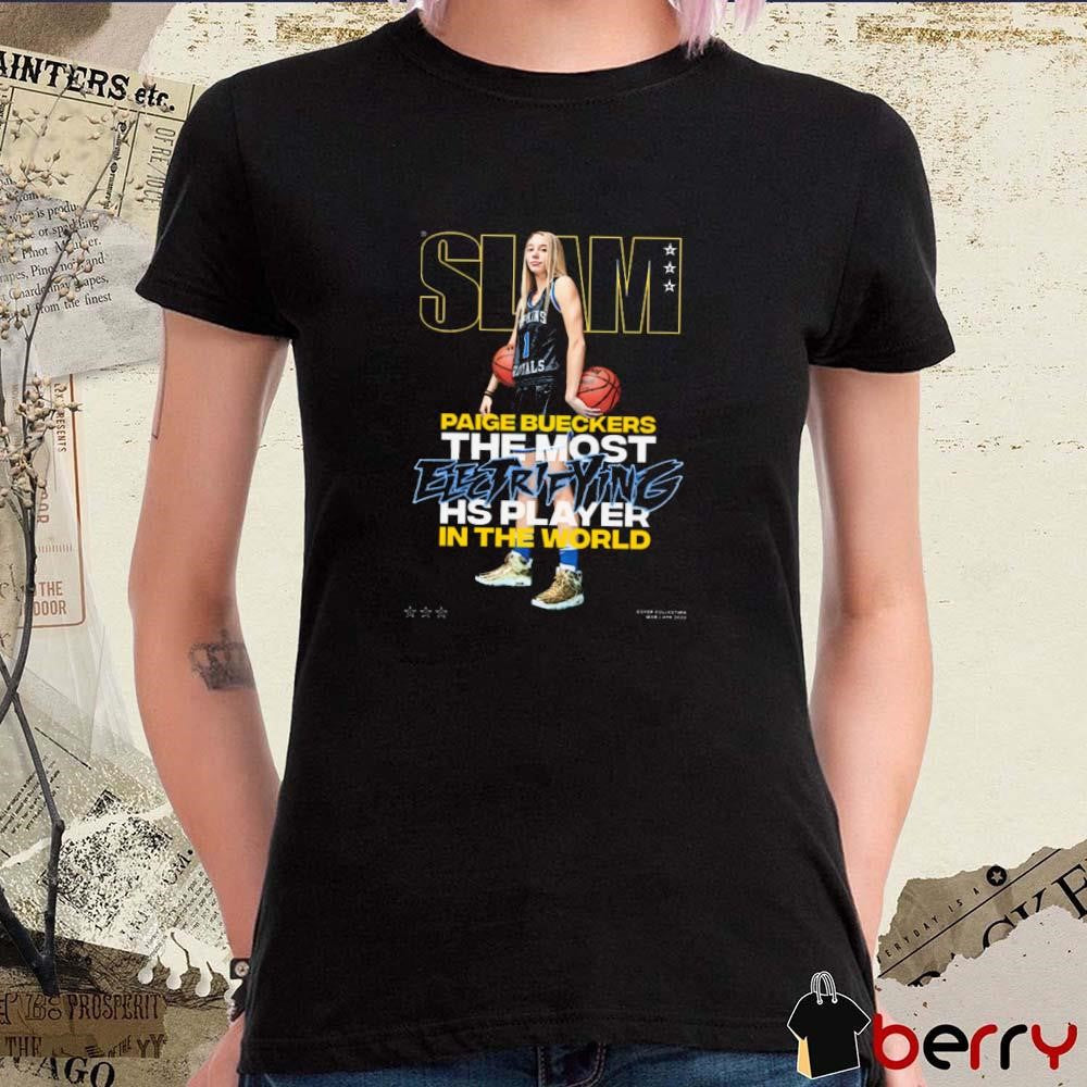 SLAM Cover Paige Bueckers The Most Electrifying HS Player In The World t-shirt