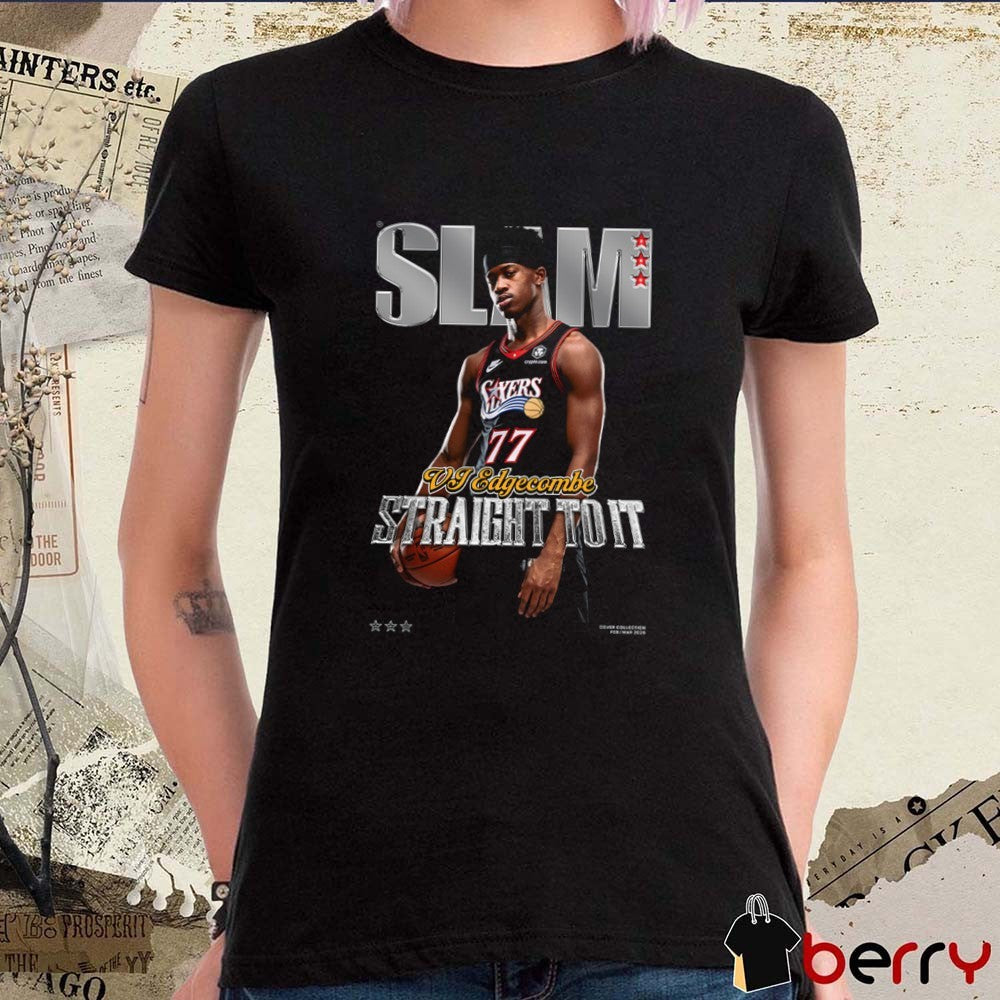 SLAM Cover VJ Edgecombe Straight To It Philadelphia 76ers t-shirt