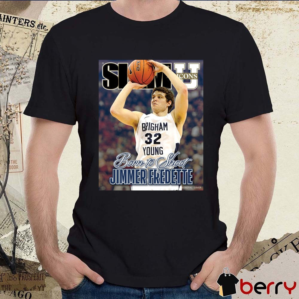 SLAM U Magazine Born To Shoot Jimmer Fredette Brigham Young Poster t-shirt
