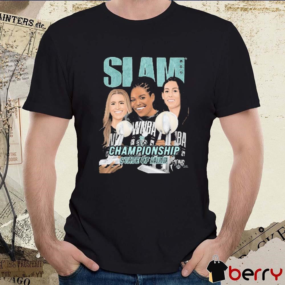 SLAM x Playa Society New York Liberty WNBA Championship State Of Mind Sabrina Jonquel Jones Breanna Stewart t-shirt
