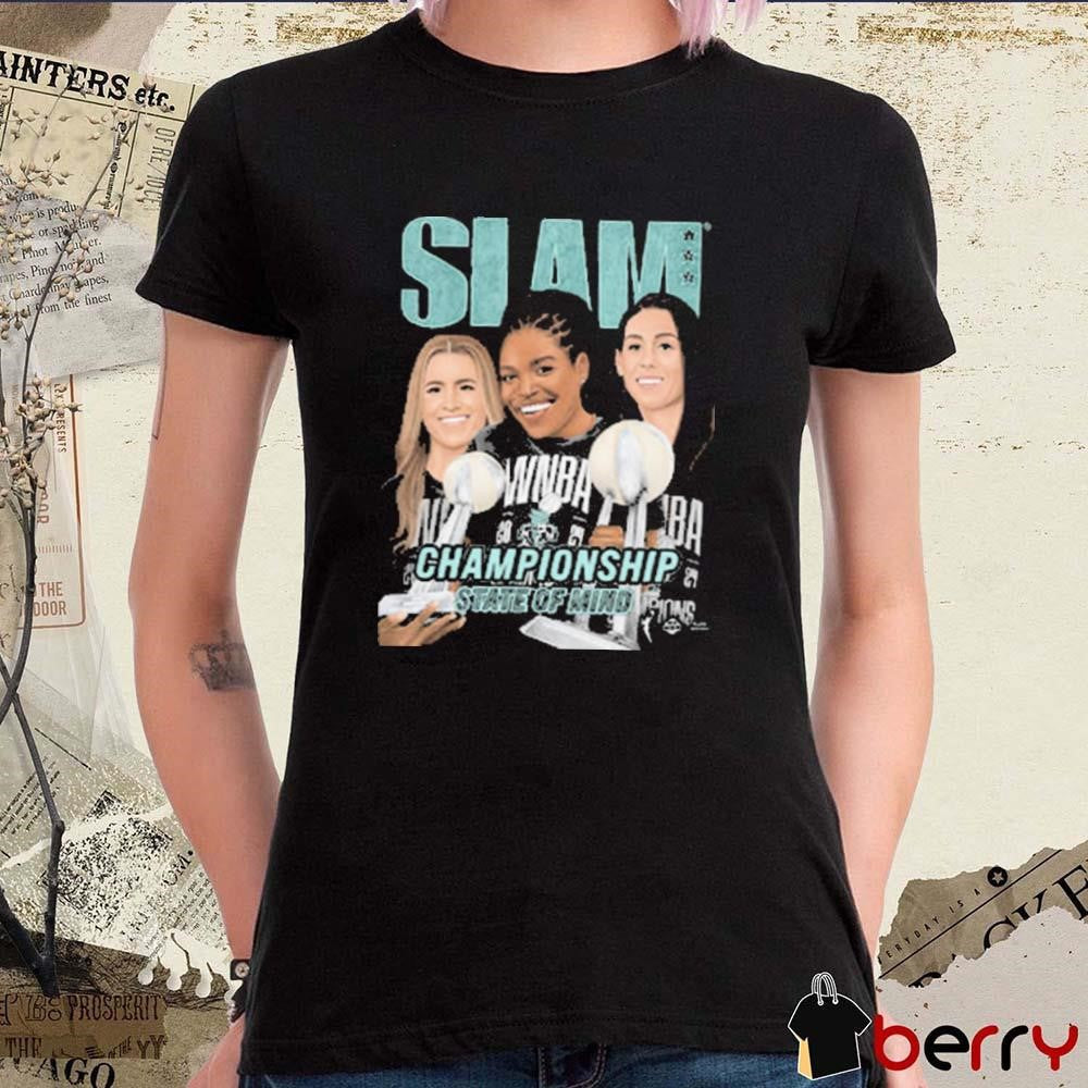 SLAM x Playa Society New York Liberty WNBA Championship State Of Mind Sabrina Jonquel Jones Breanna Stewart t-shirt