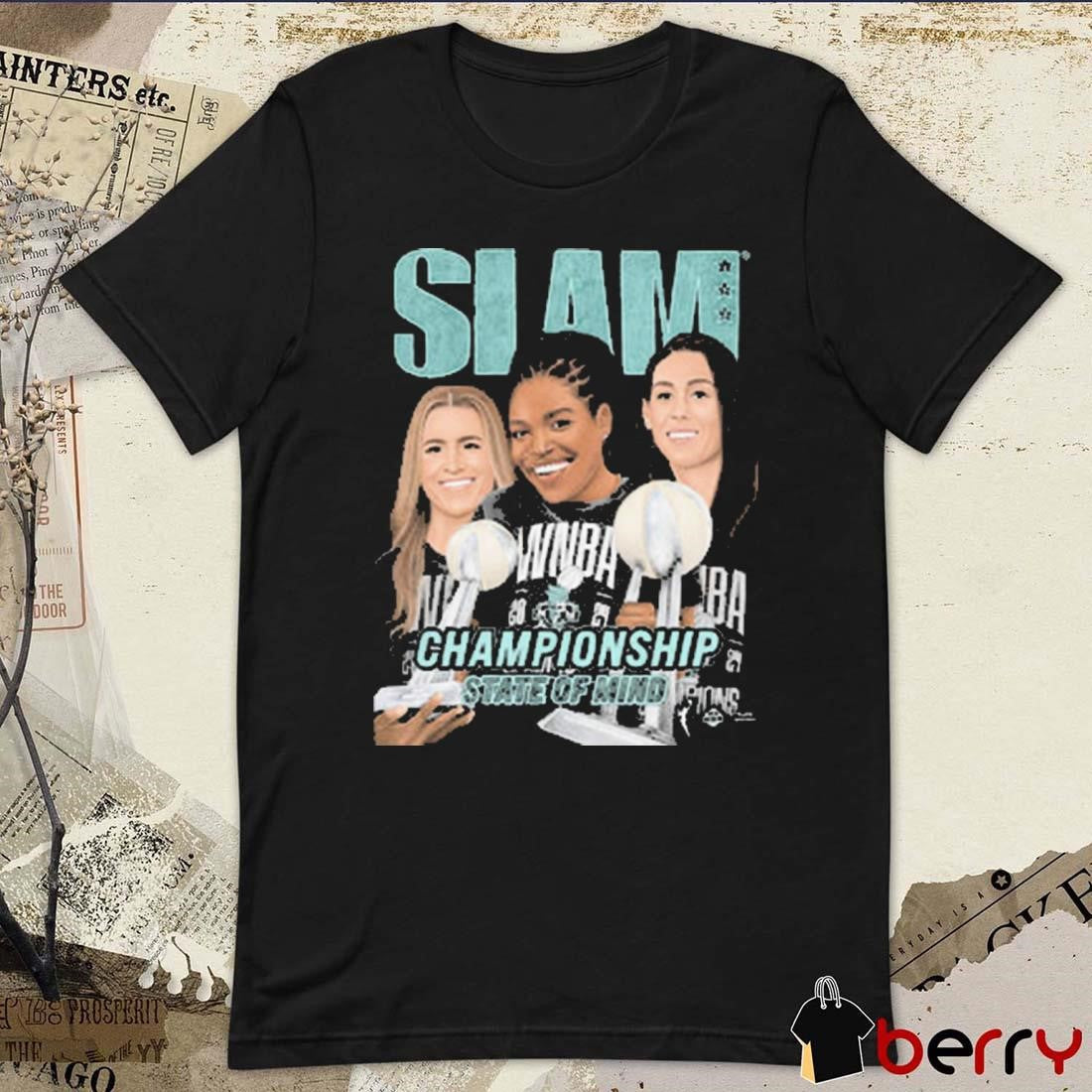 SLAM x Playa Society New York Liberty WNBA Championship State Of Mind Sabrina Jonquel Jones Breanna Stewart t-shirt