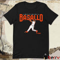 Samuel Basallo Slugger Swing Baltimore Orioles MLB Baseball Player t-shirt