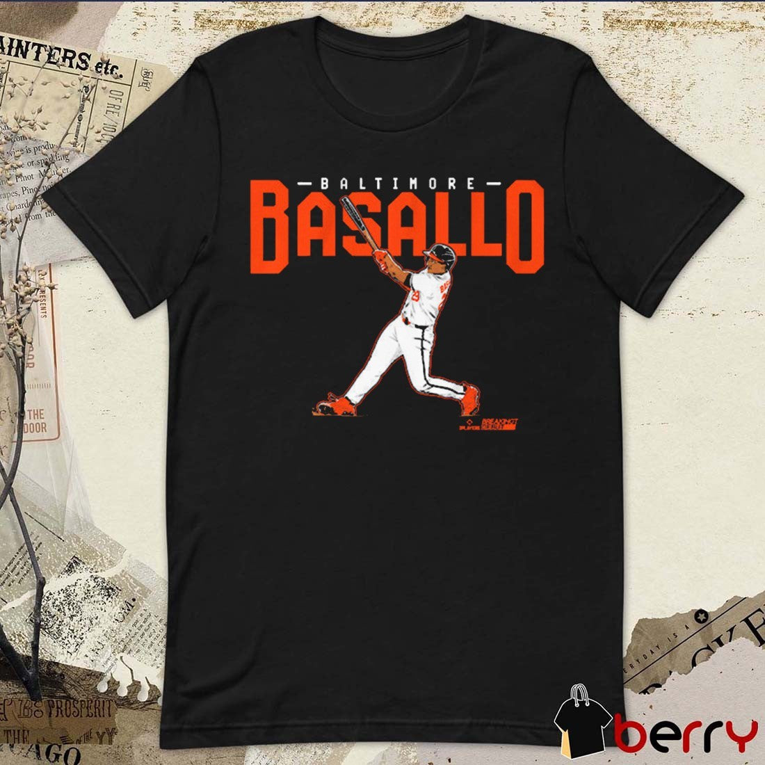 Samuel Basallo Slugger Swing Baltimore Orioles MLB Baseball Player t-shirt