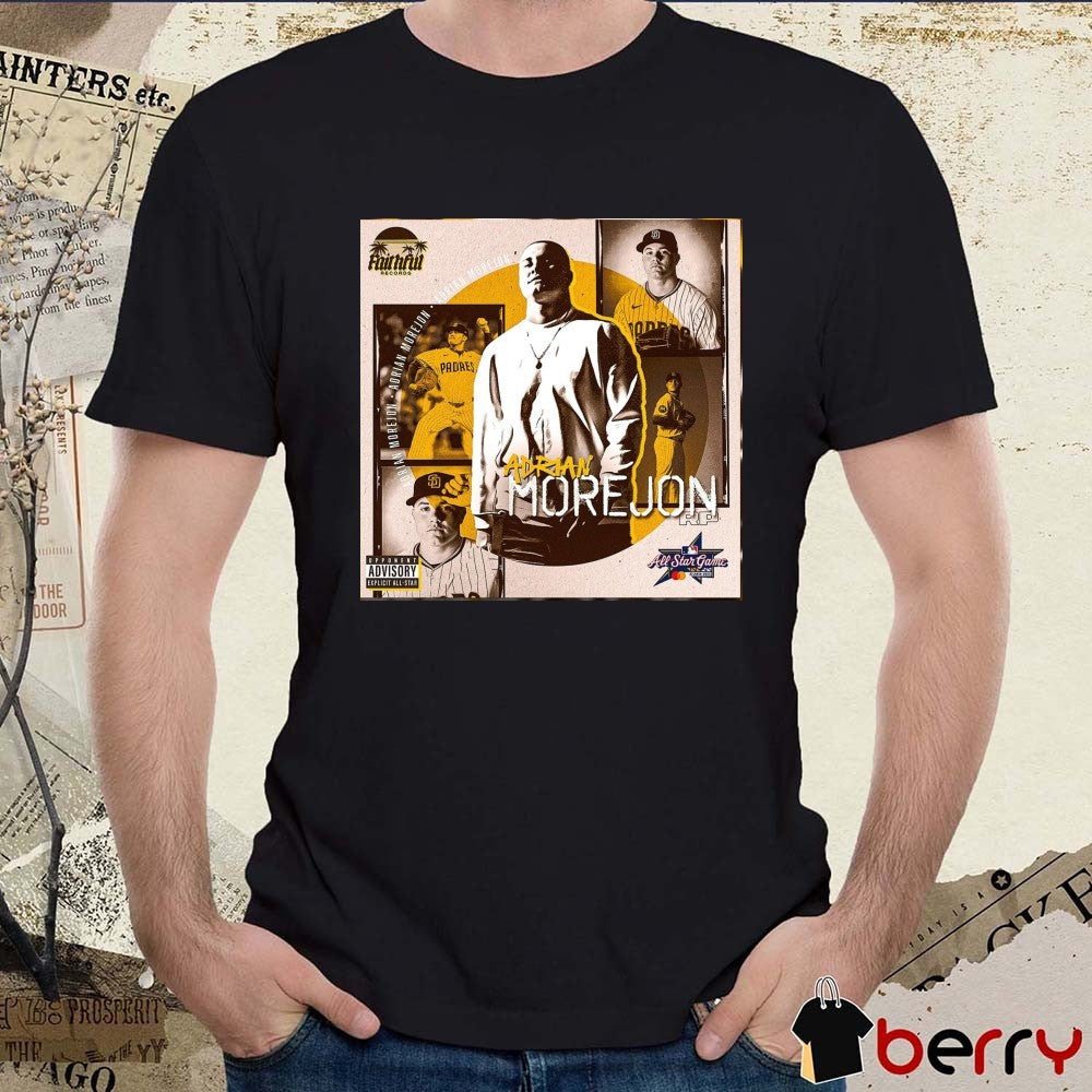 San Diego Padres Adrian Morejon MLB All-Star Game 2025 Faithful Records Poster t-shirt