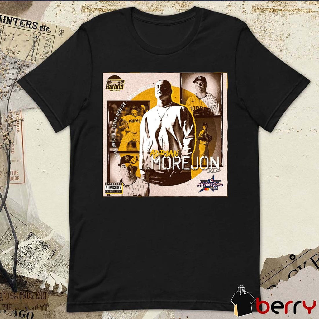 San Diego Padres Adrian Morejon MLB All-Star Game 2025 Faithful Records Poster t-shirt