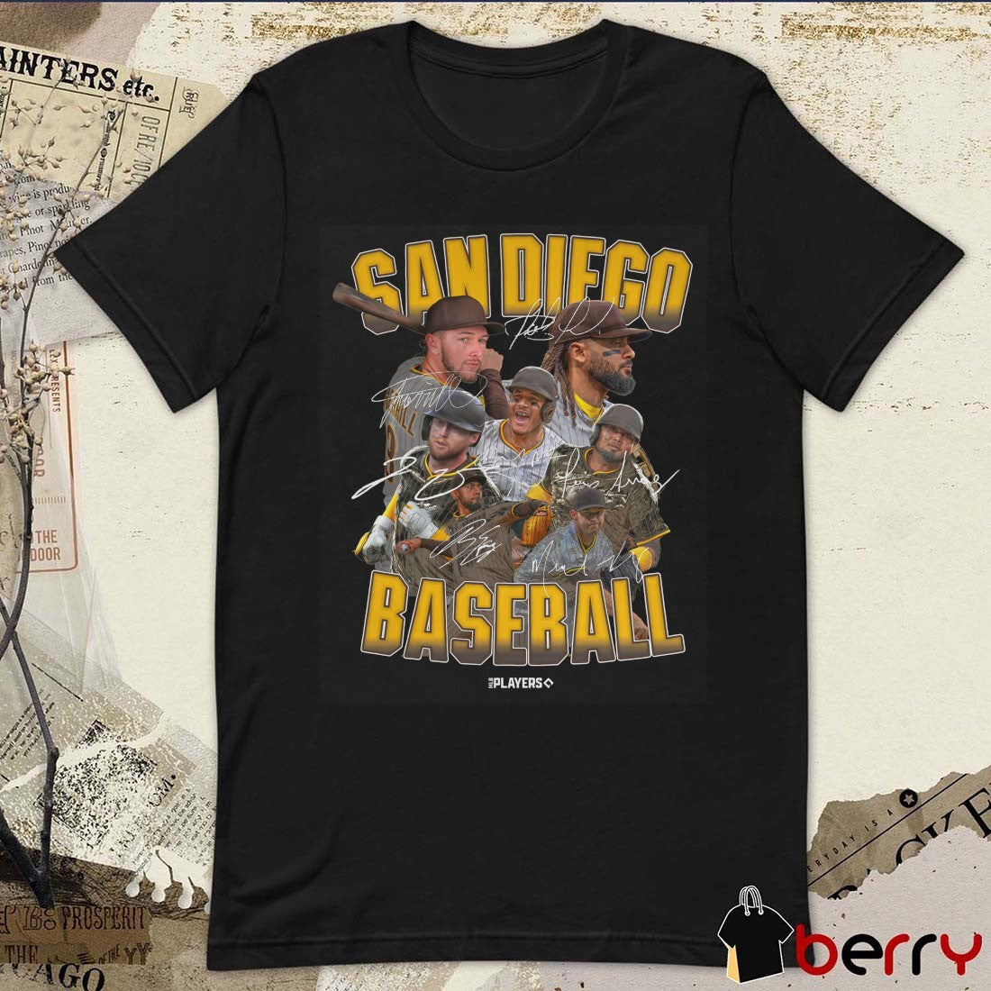 San Diego Padres Baseball Players Signatures Series 2025 t-shirt