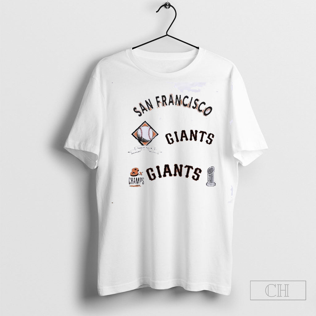 Official San Francisco Giants Defined 8x Champions T Shirt Hoodie Sweater