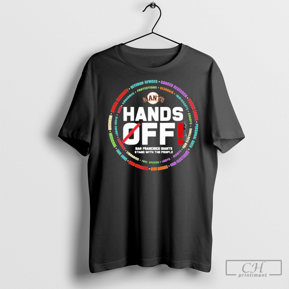 Official San Francisco Giants Logo Hands Off Seattle Mariners Stand With The People Shirt Sweater