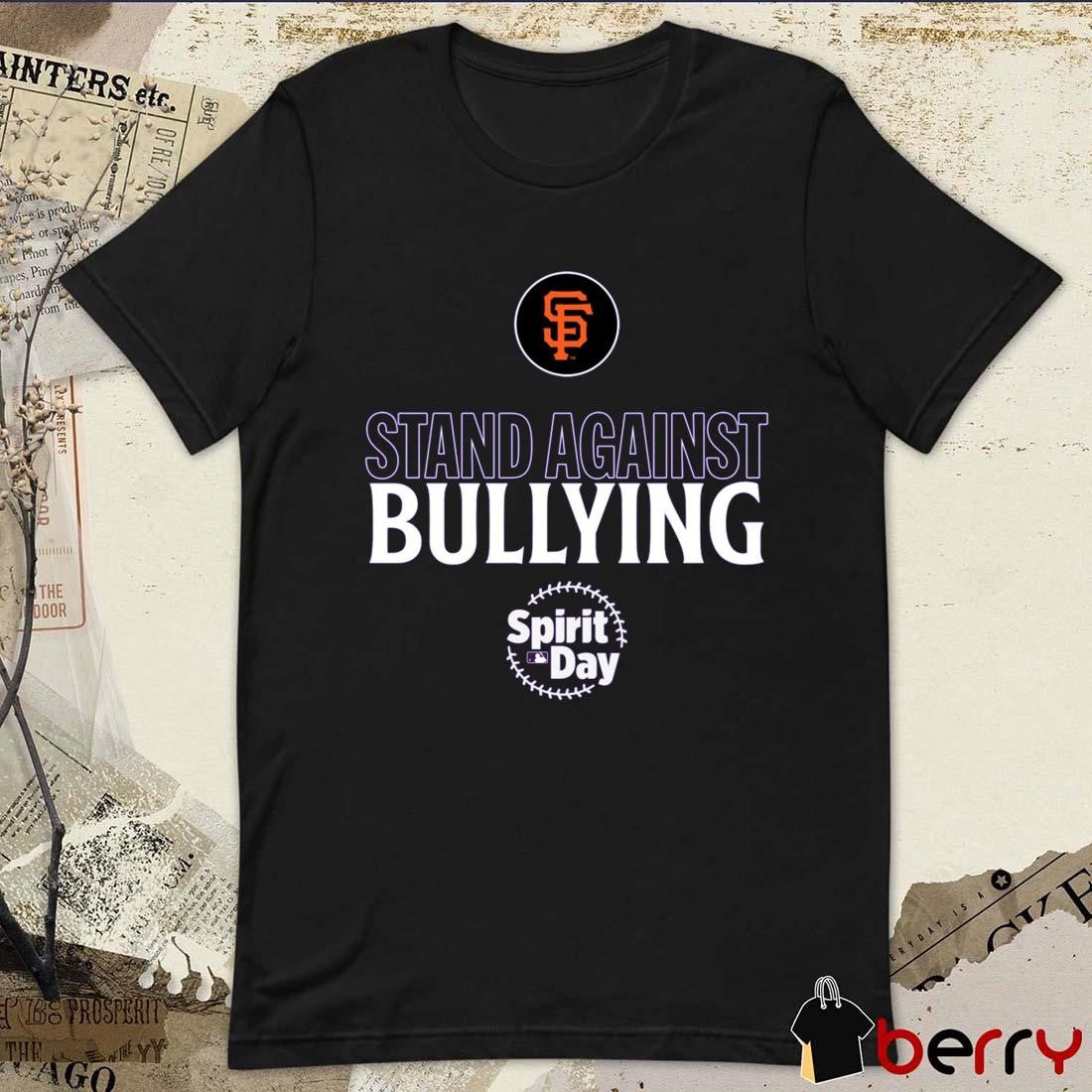 San Francisco Giants MLB Stand Against Bullying t-shirt