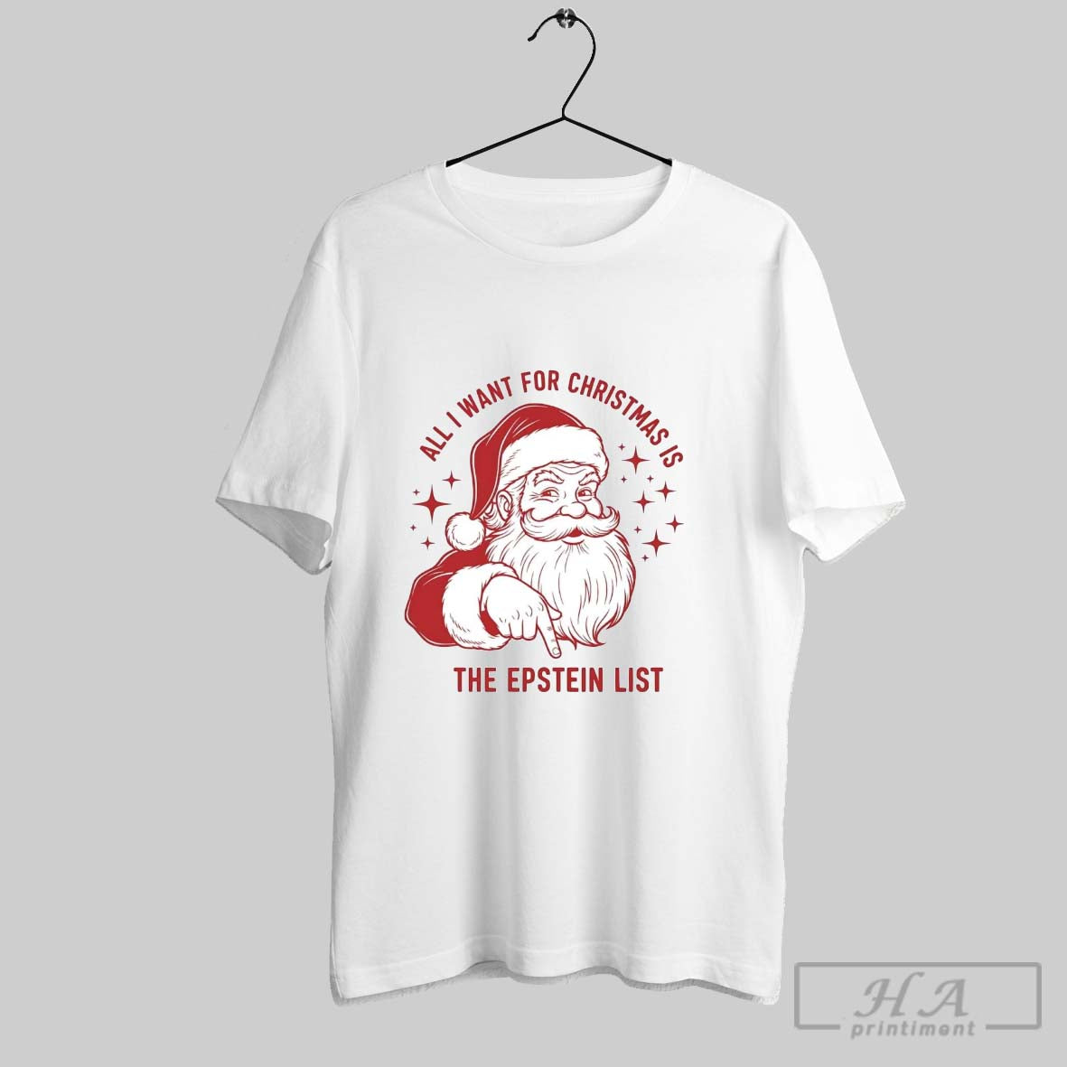 Official Santa Claus All I Want For Christmas Is The Epstein List
