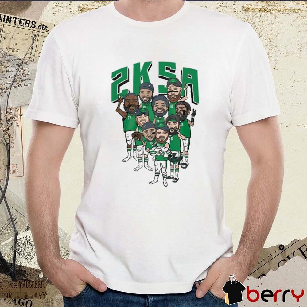 Saquon Barkley Philadelphia Eagles NFL 2Ksa How Bout Them Boys Upfront Caricatures t-shirt