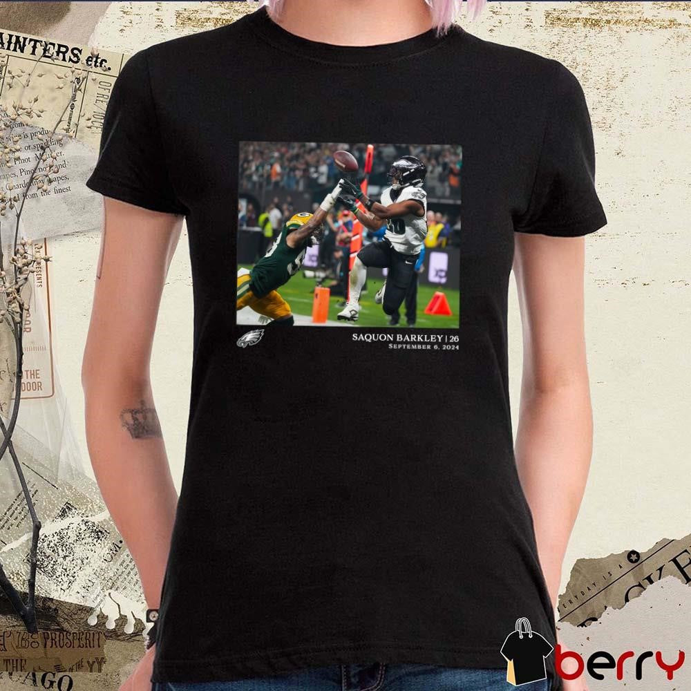 Saquon Barkley Philadelphia Eagles NFL Flash Features Week 1 Sept 6 2024 t-shirt