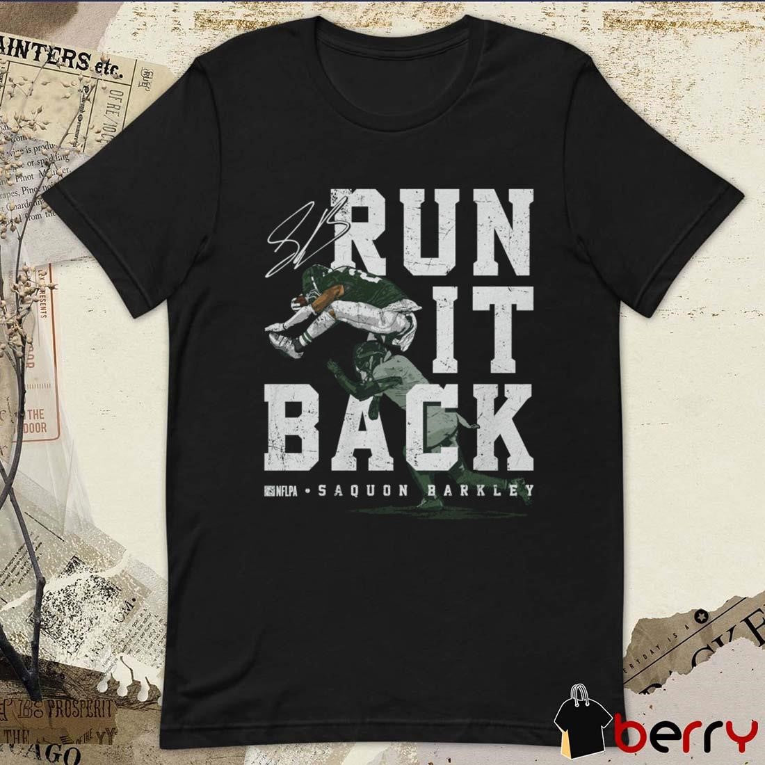 Saquon Barkley Philadelphia Eagles NFL Run it Back Signature t-shirt