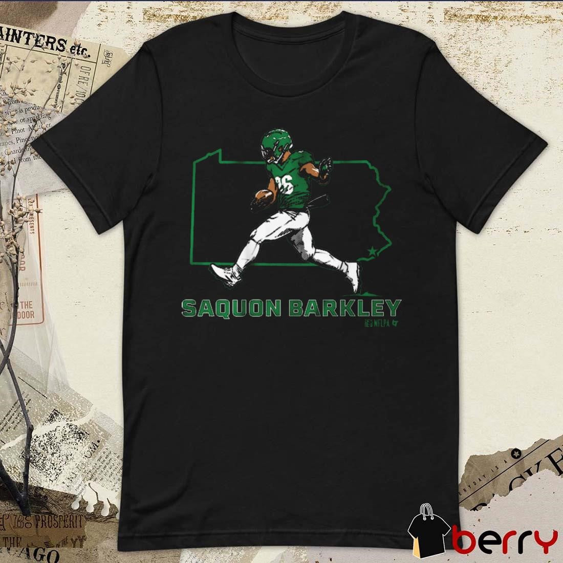 Saquon Barkley State Star Philadelphia Eagles NFL t-shirt