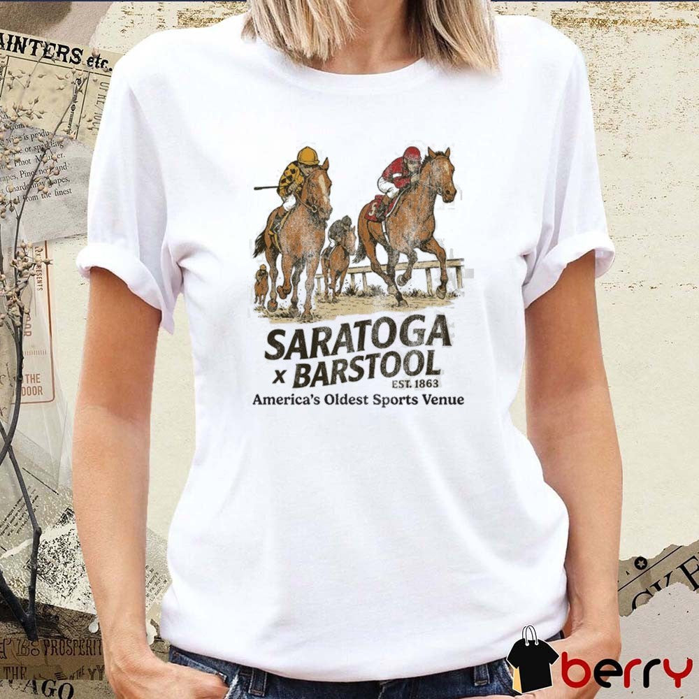 Saratoga x Barstool Sports Classic Est 1863 America’s Oldest Sports Venue Vintage t-shirt