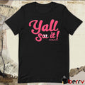 Saudia Shuler Wearing Y’all See It Country Cookin t-shirt