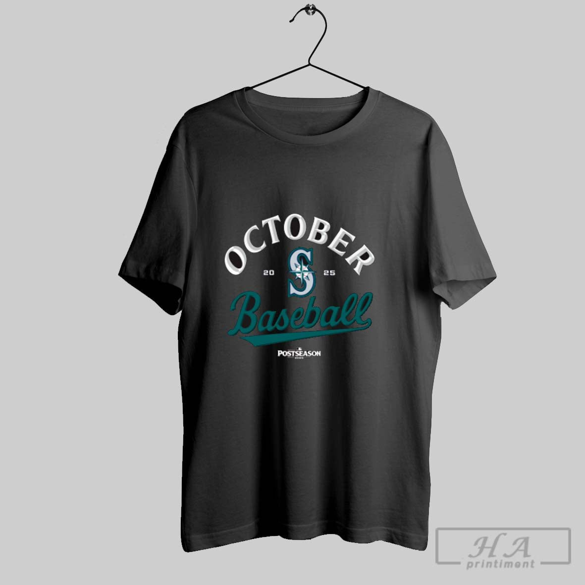 Official Seattle Mariners 2025 Mlb Postseason October Baseball Postseason Locker Room