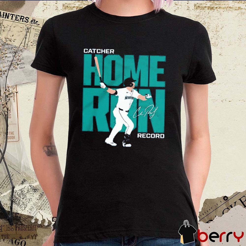 Seattle Mariners MLB Cal Raleigh Big Dumper Home Run Record Signature t-shirt