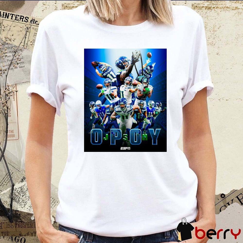 Seattle Seahawks Jaxon Smith-Njigba 2025 NFL Offensive Player of the Year Poster t-shirt