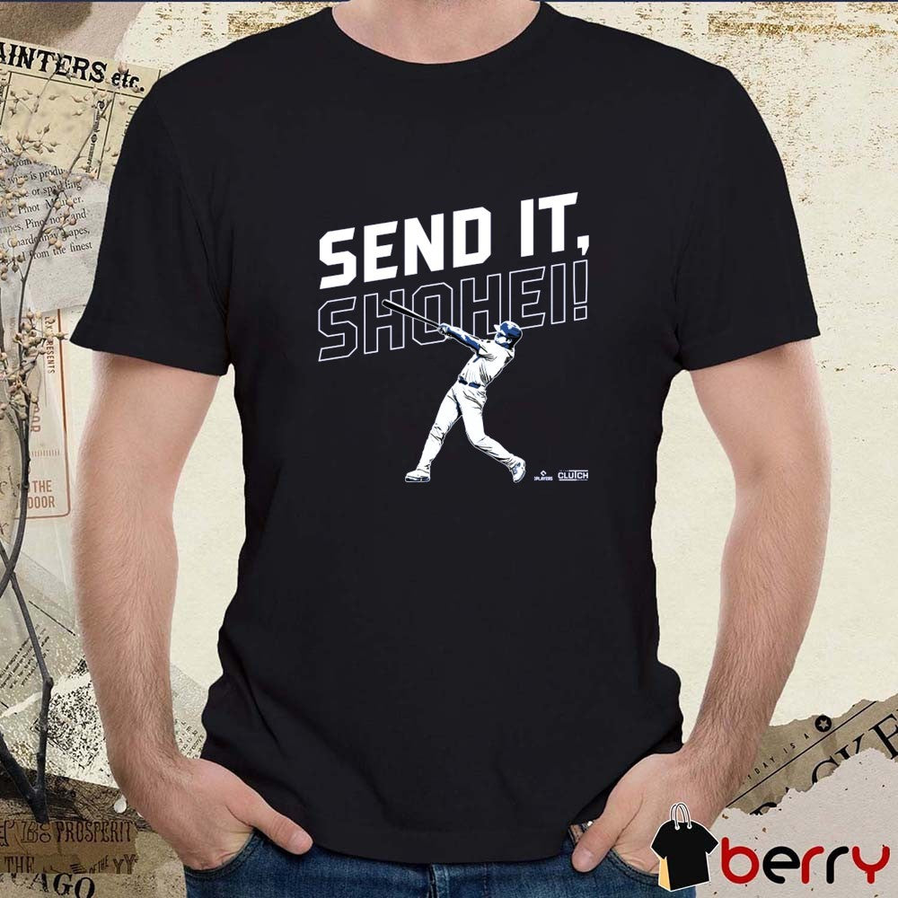 Send It Shohei Ohtani Los Angeles Dodgers MLB Baseball Painting 2025 t-shirt
