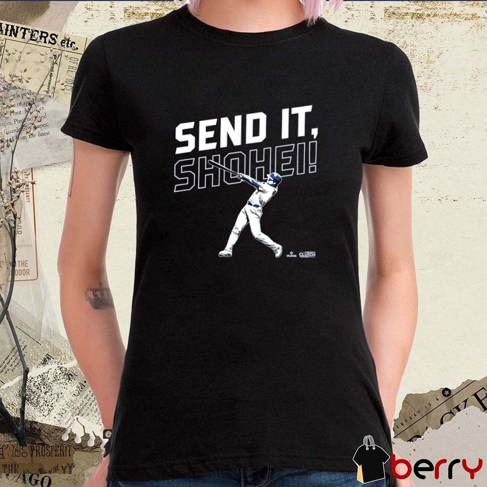 Send It Shohei Ohtani Los Angeles Dodgers MLB Baseball Painting 2025 t-shirt