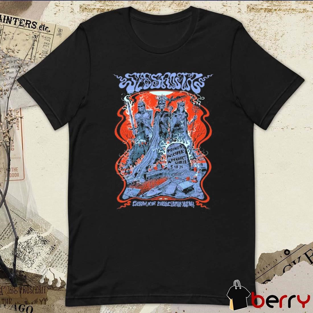 Sessanta V 2.0 Primus, Puscifer and A Perfect Circle May 18 2025 EagleBank Arena Fairfax Virginia t-shirt