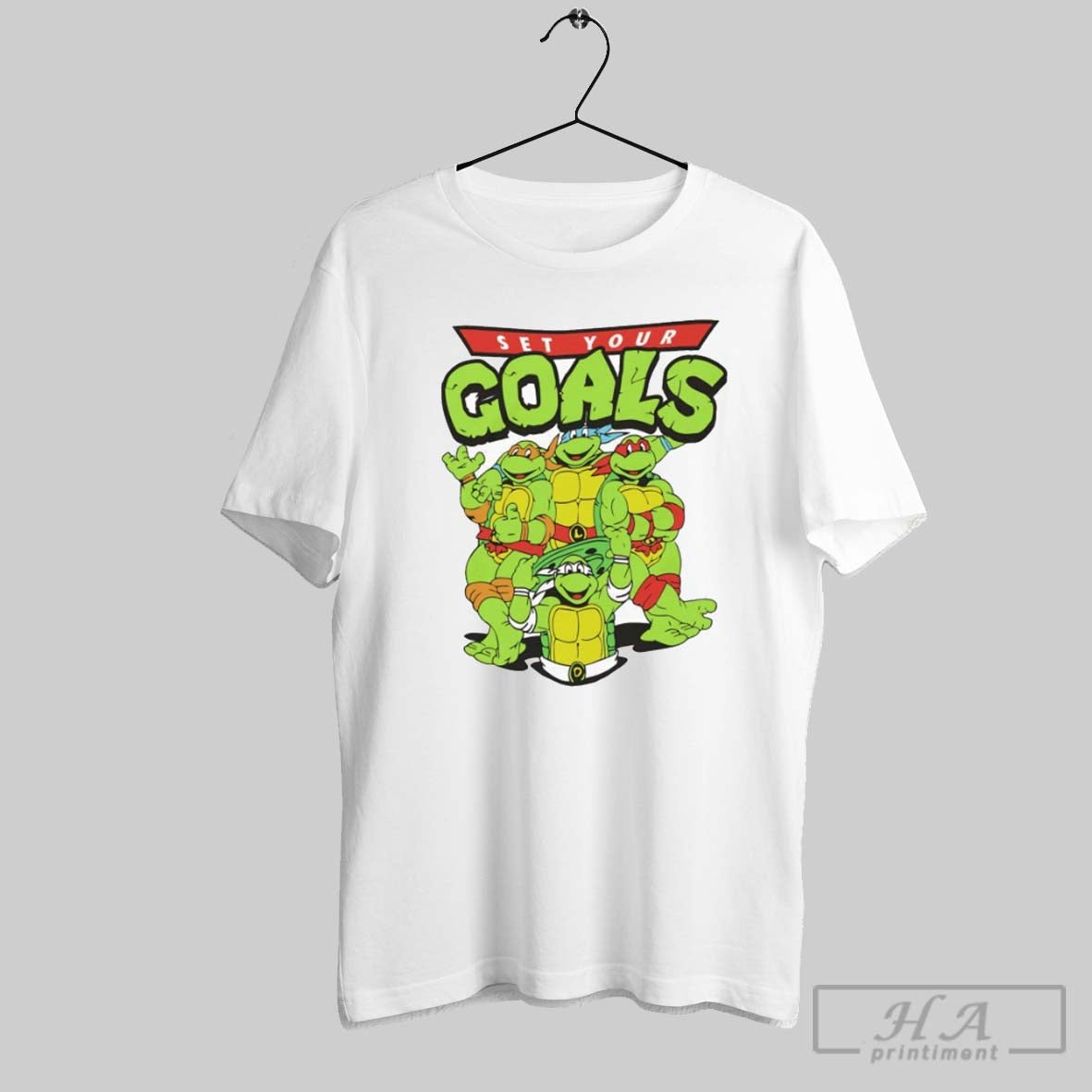 Official Set Your Goals Ninja Turtles