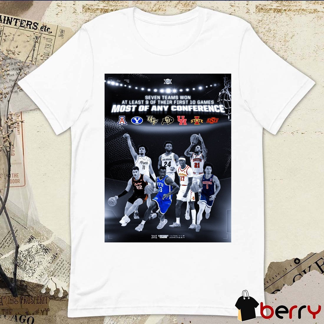 Seven Teams Won At Least 9 Of Their First 10 Games Most Of Any Conference 2025 Poster t-shirt