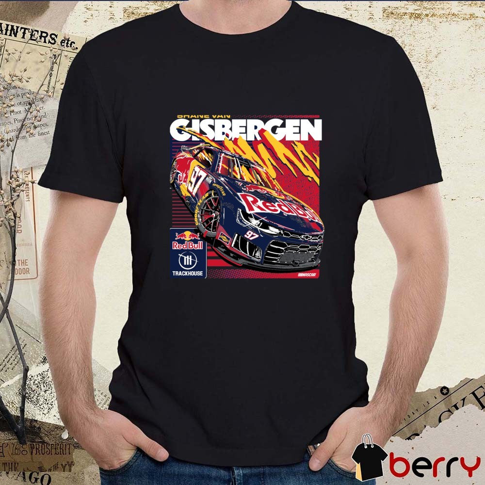 Shane van Gisbergen 97 Red Bull Trackhouse Theme NASCAR t-shirt