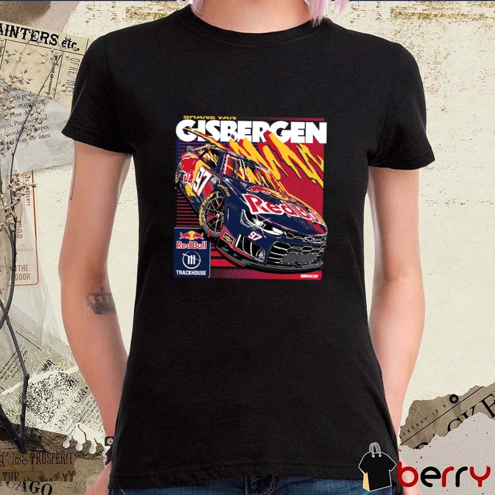 Shane van Gisbergen 97 Red Bull Trackhouse Theme NASCAR t-shirt
