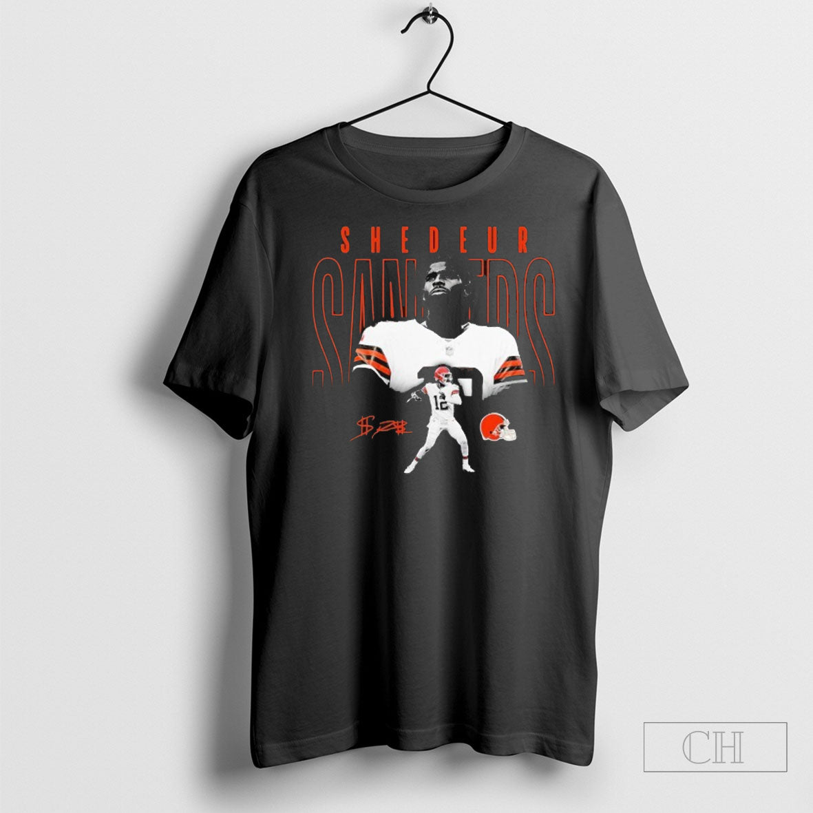 Official Shedeur Sanders Cleveland Browns Black Humble Shadow Player Sweater