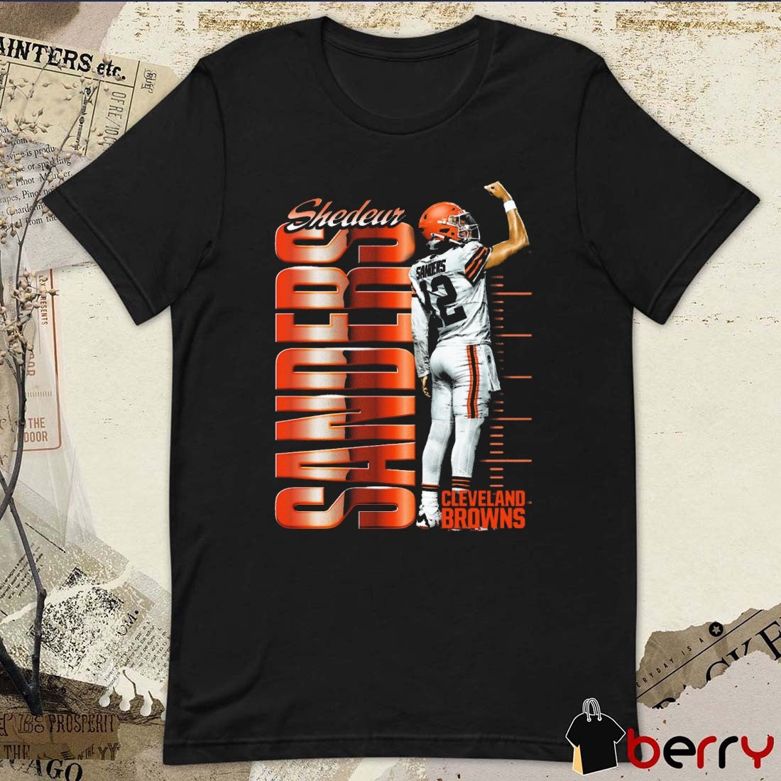Shedeur Sanders Cleveland Browns NFL Football Celebration Graphic t-shirt