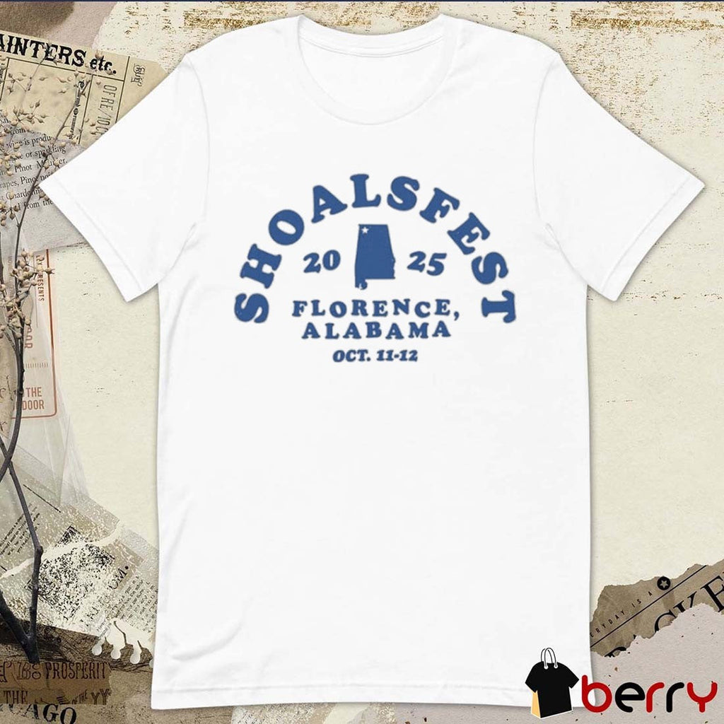 Shoals Fest 2025 In Florence Alabama At McFarland Park On October 11-12 2025 t–shirt