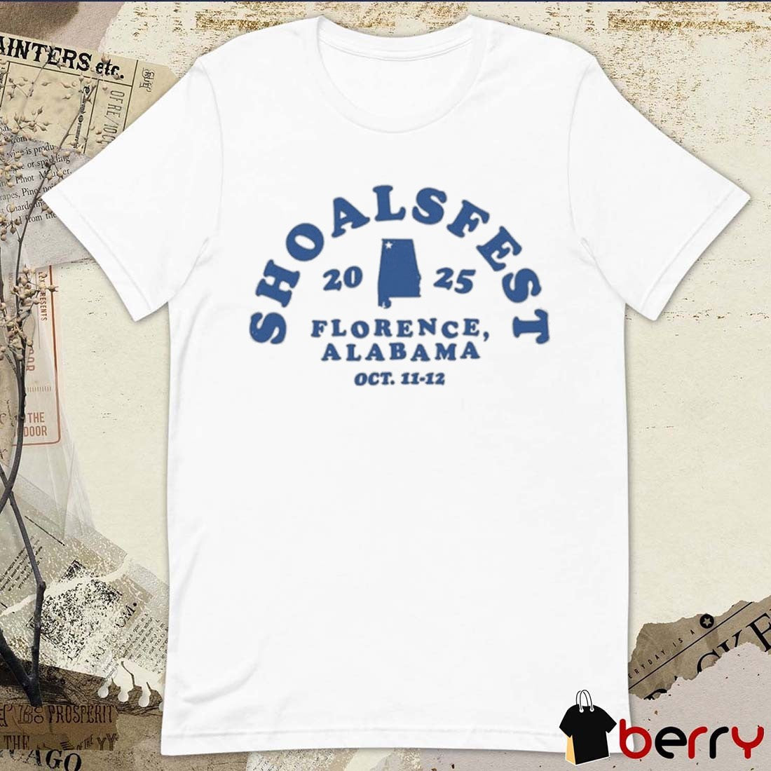 Shoals Fest 2025 In Florence Alabama At McFarland Park On October 11-12 2025 t–shirt