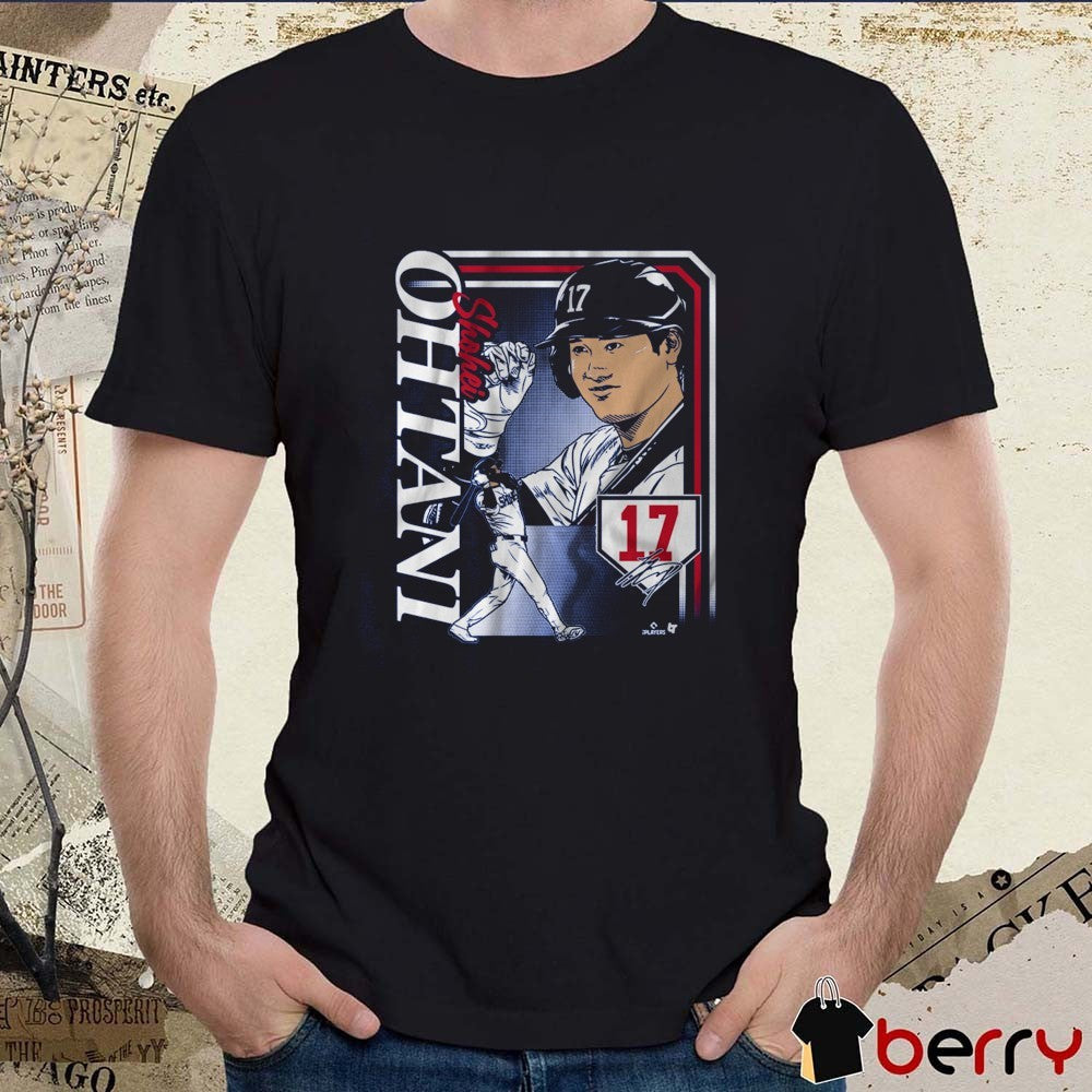 Shohei Ohtani Collage Frame Los Angeles Dodgers MLB Signature t-shirt