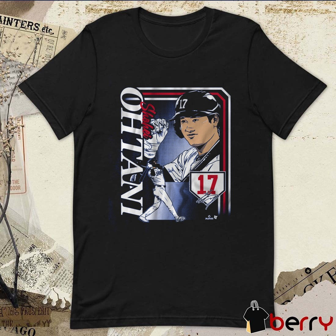 Shohei Ohtani Collage Frame Los Angeles Dodgers MLB Signature t-shirt