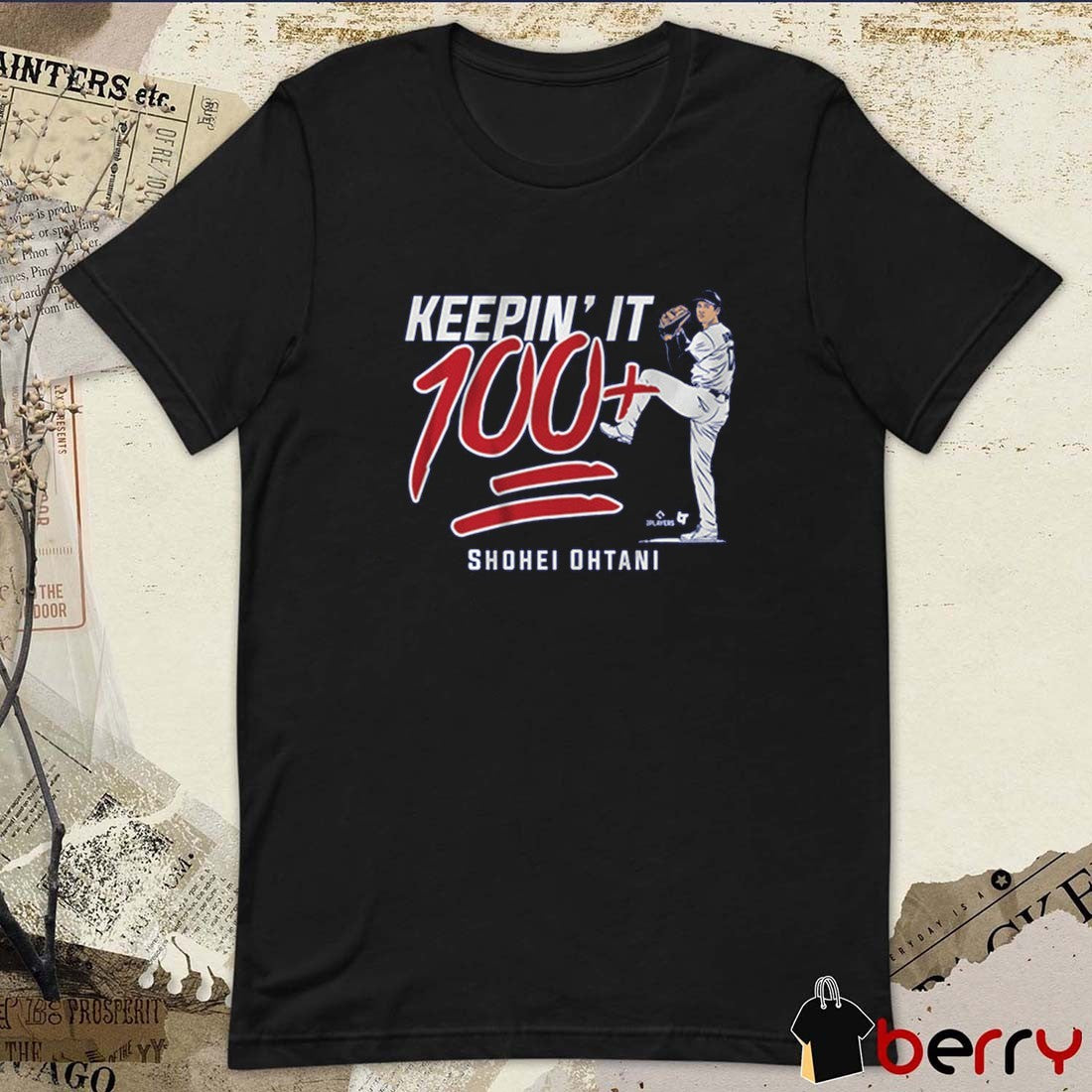 Shohei Ohtani Keepin’ It 100+ Los Angeles Dodgers MLB Graphic t-shirt