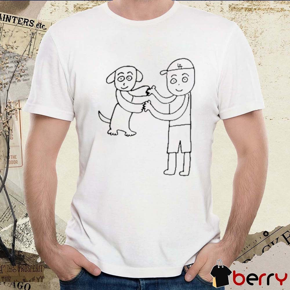 Shohei Ohtani Los Angeles Dodgers MLB Wearing Shohei And Decoy Drawn By Kenta Maeda t-shirt