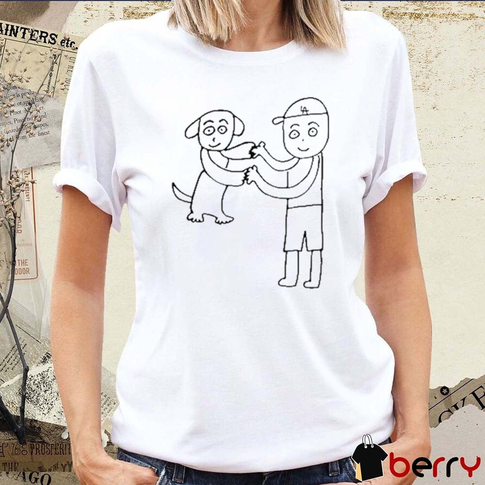 Shohei Ohtani Los Angeles Dodgers MLB Wearing Shohei And Decoy Drawn By Kenta Maeda t-shirt