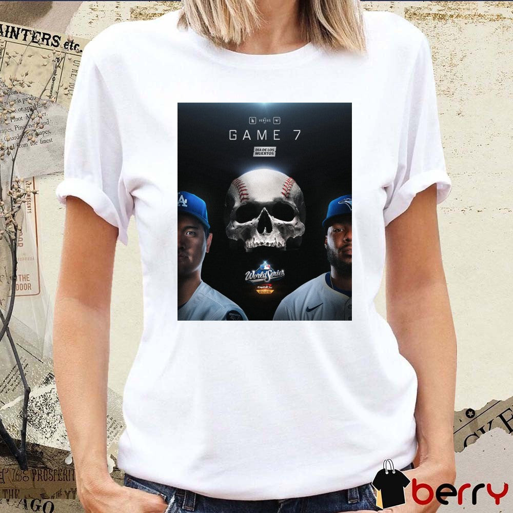 Shohei Ohtani Los Angeles Dodgers Vs Toronto Blue Jays Día de los Muertos Game 7 2025 Poster t-shirt
