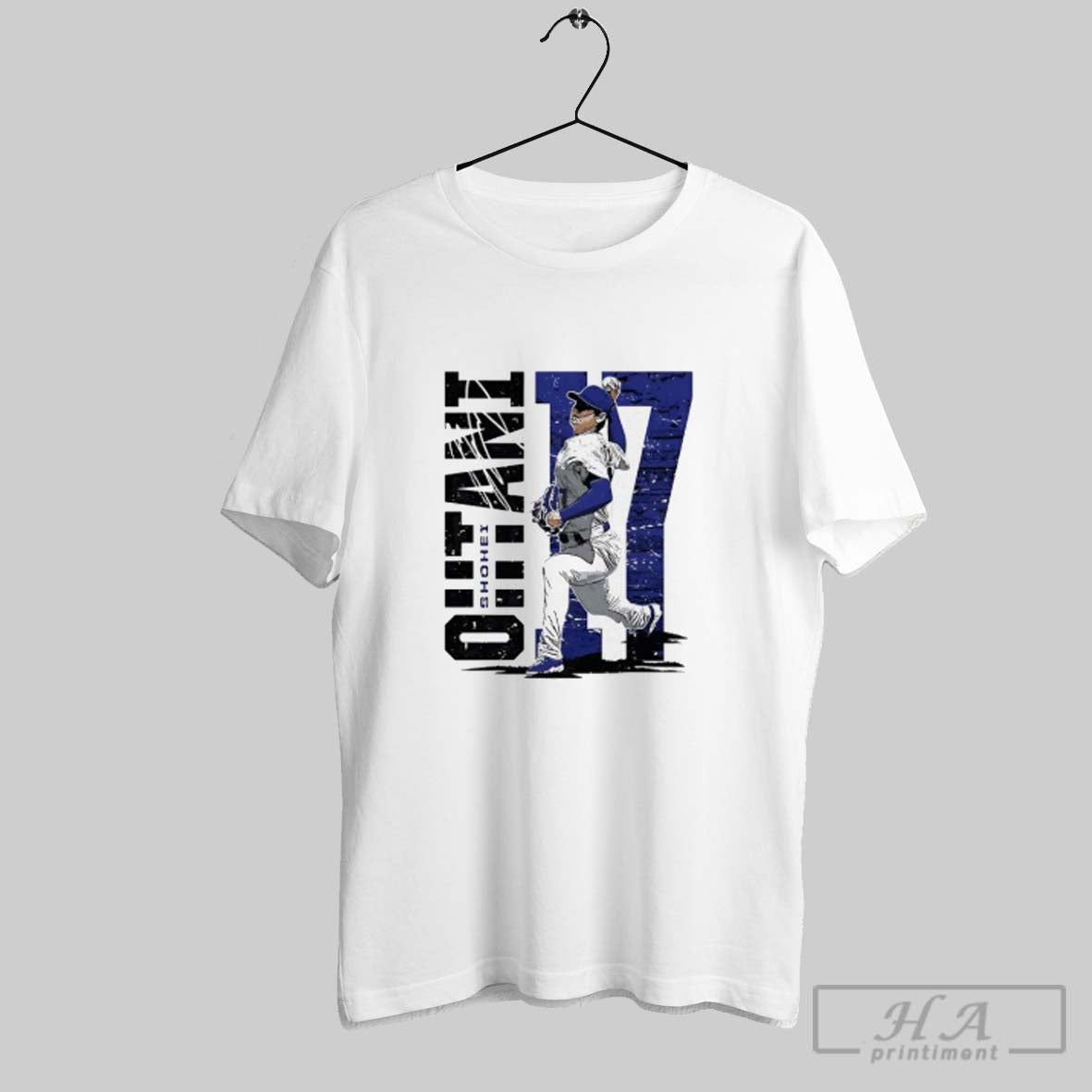Official Shohei Ohtani Los Angeles Dodgers Baseball Superstar Pose Number 17