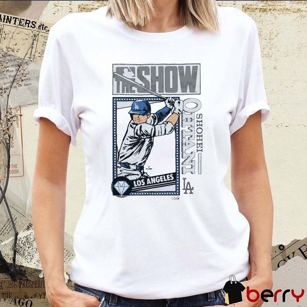 Shohei Ohtani MLB The Show Los Angeles Dodgers 2025 Cartoon t-shirt