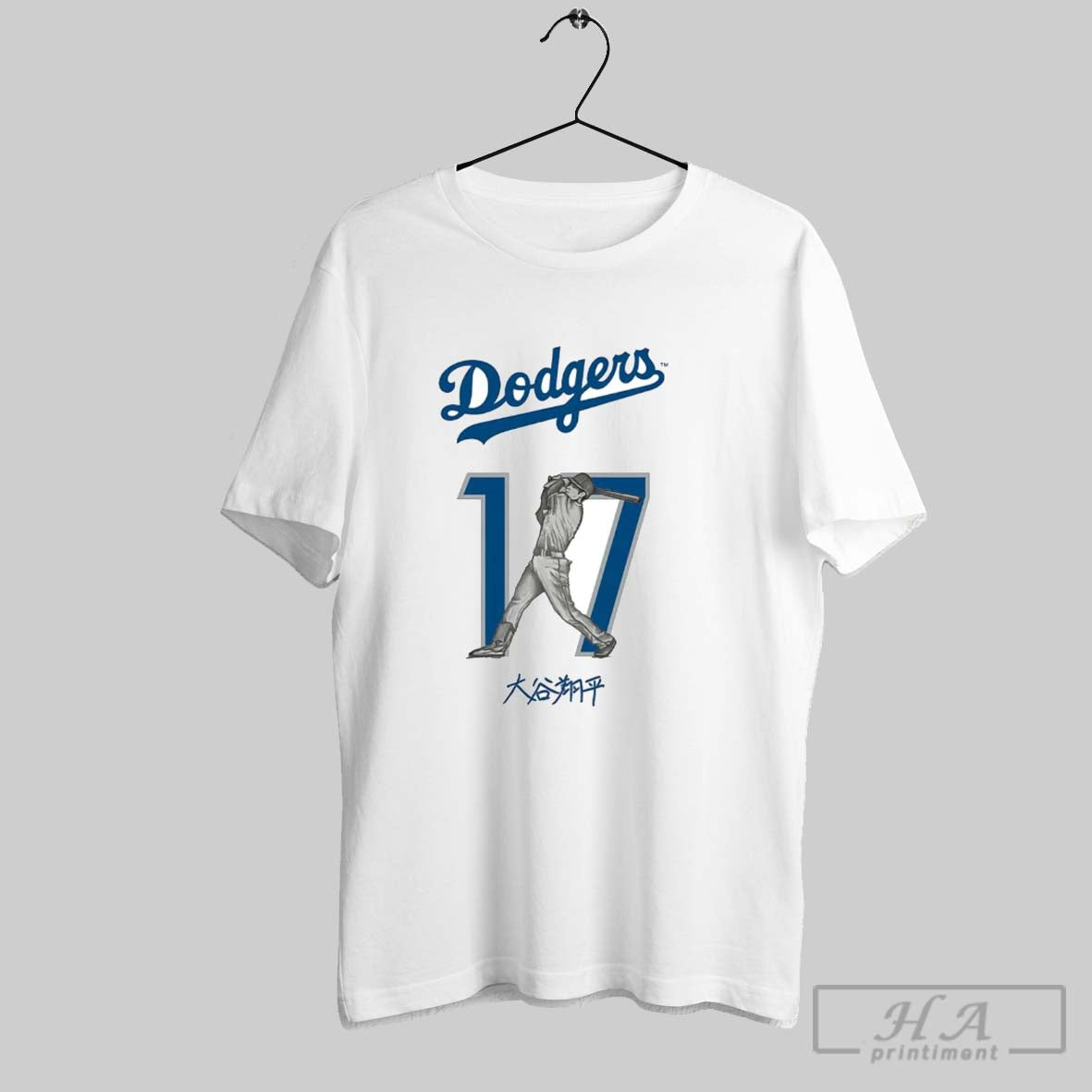 Official Shohei Ohtani Kanji Batting Los Angeles Dodgers