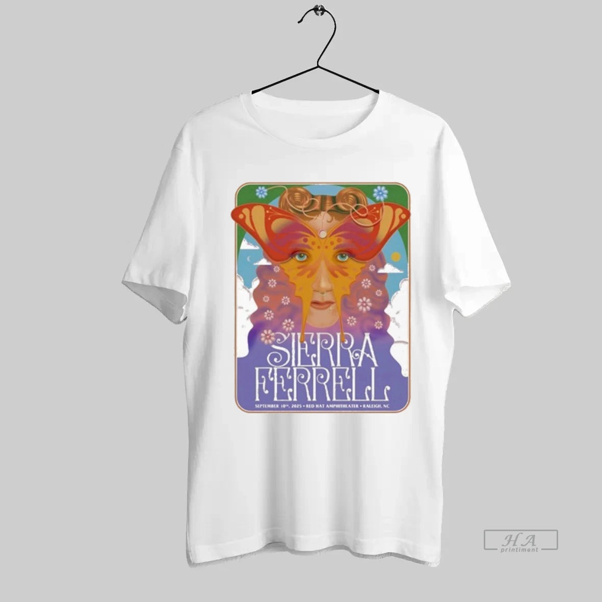 Official Sierra Ferrell At Red Hat Amphitheater On Sep 10 2025 Tour Face
